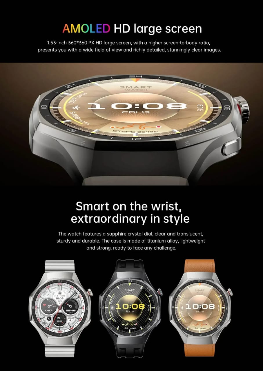 SK53 SMART WATCH- MONTRE CONNECTÉ