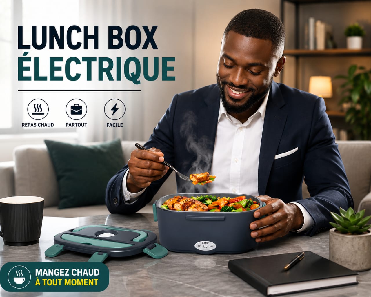 Lunch Box Électrique Chauffante⚡