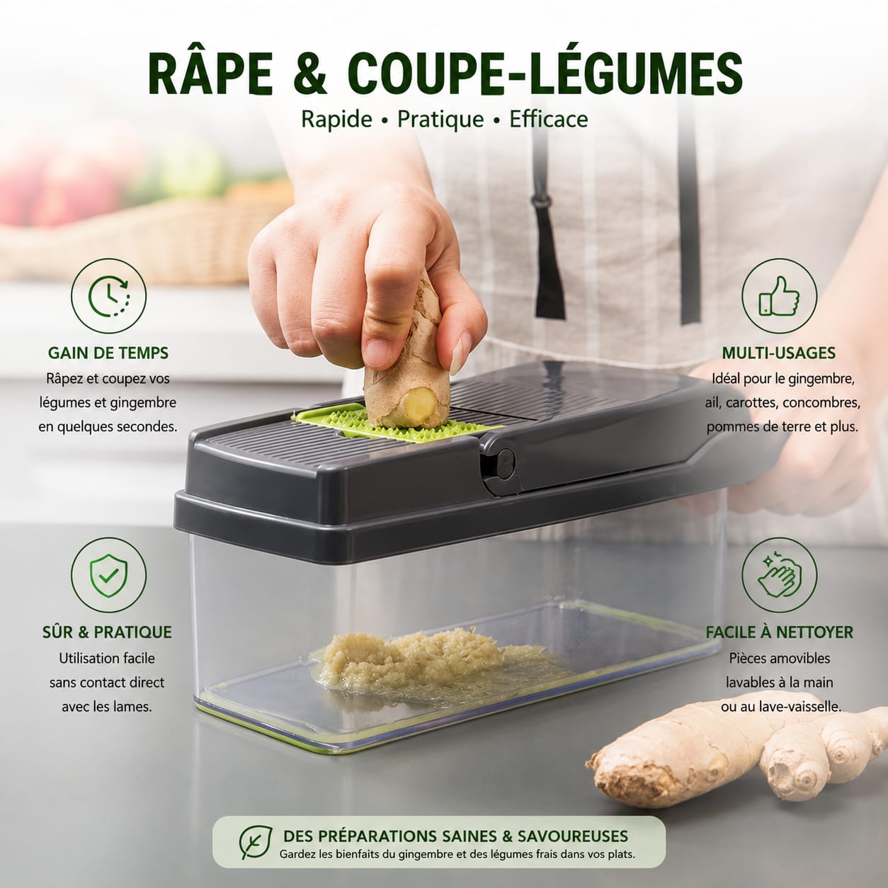 COUPE LEGUMES MULTI FONCTION 12 EN 1