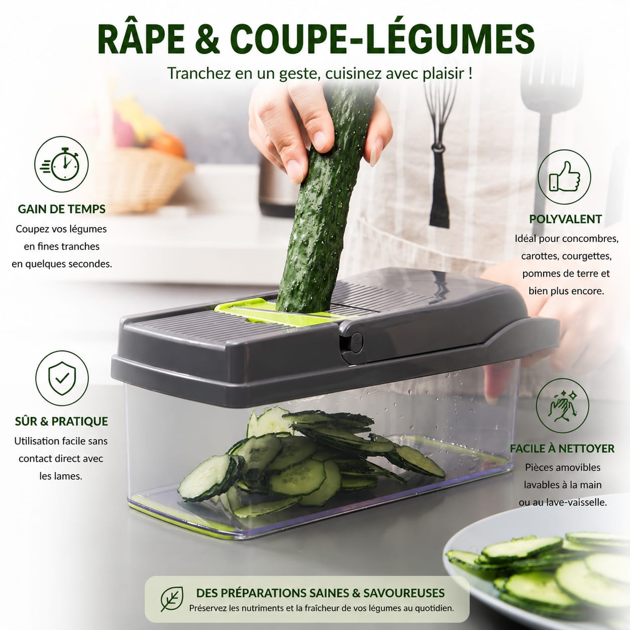 COUPE LEGUMES MULTI FONCTION 12 EN 1