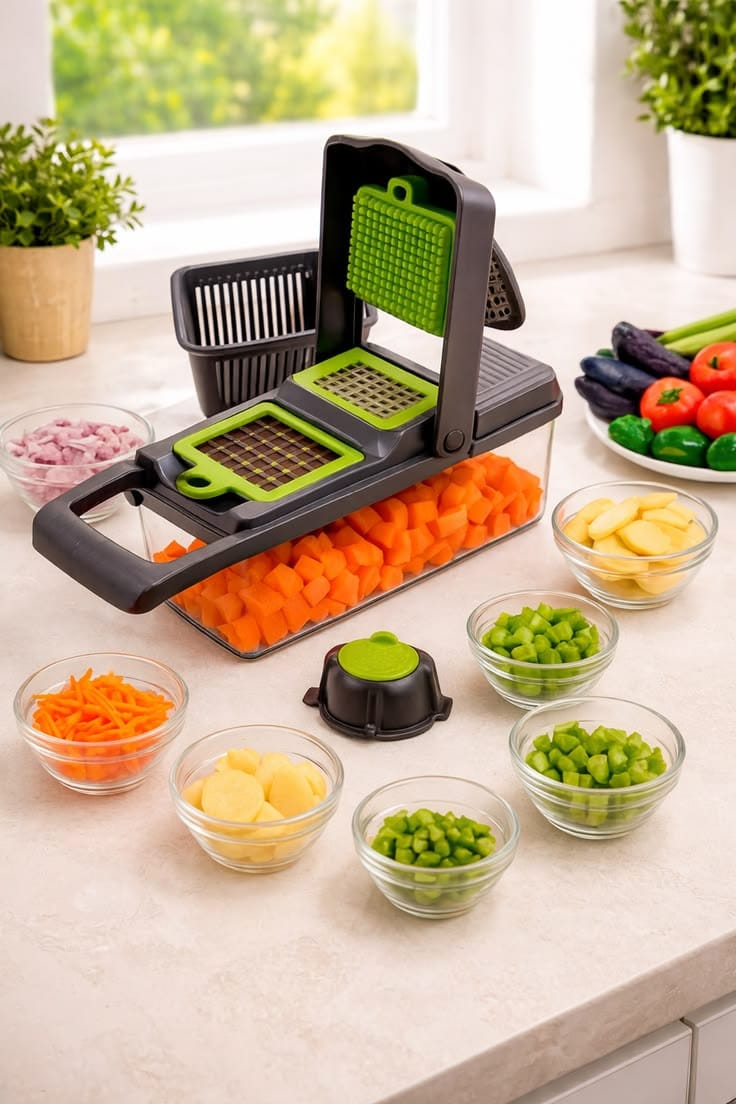 COUPE LEGUMES MULTI FONCTION 12 EN 1