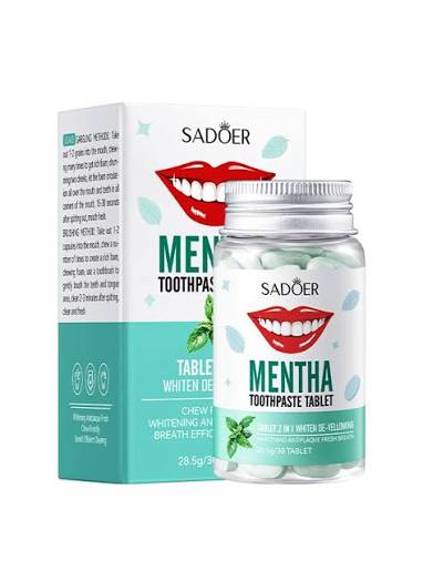 COMPRIMES DE DENTIFRICE A LA MENTHE 🦷🌿